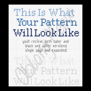 Anxiety Cross Stitch Pattern PDF Instant Download image 2