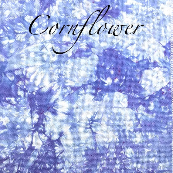 Cornflower | Hand Dyed Aida