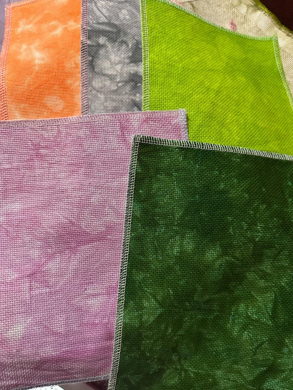 Ready to Ship Aida | Hand Dyed Aida Cloth | Various Sizes/Colors