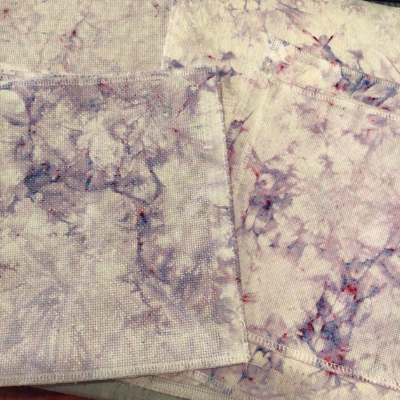 Wisteria | Hand Dyed Aida | Made To Order