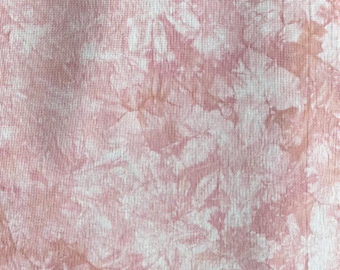 Dusty Rose | Hand Dyed Aida | Made To Order