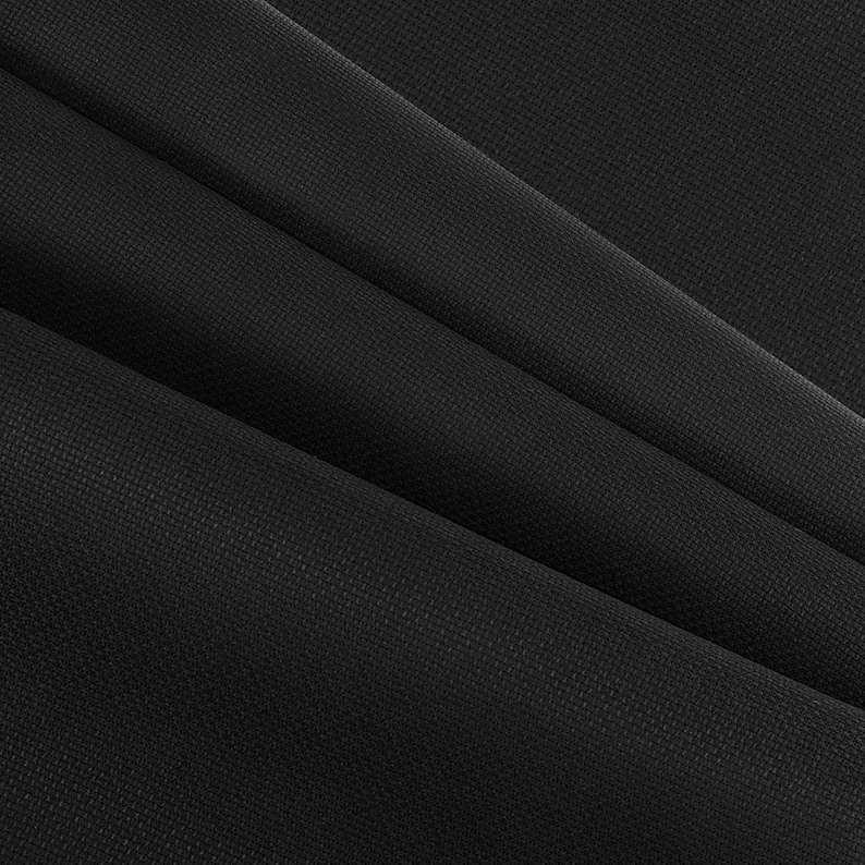 Black 18 Count Aida Various Sizes image 1