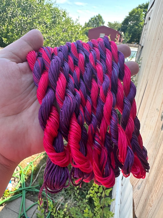 Starfire | 6 Strand DMC Cotton Floss | Hand Dyed Floss