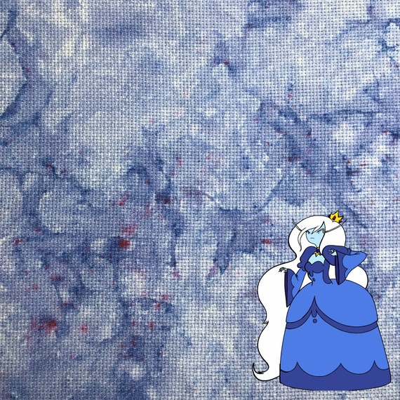 Ice Queen | Hand Dyed Aida