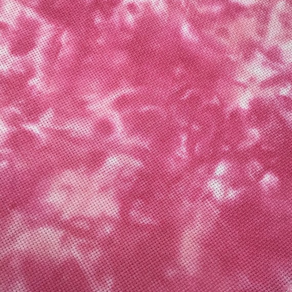 Candy Floss | Hand Dyed Aida | Made To Order