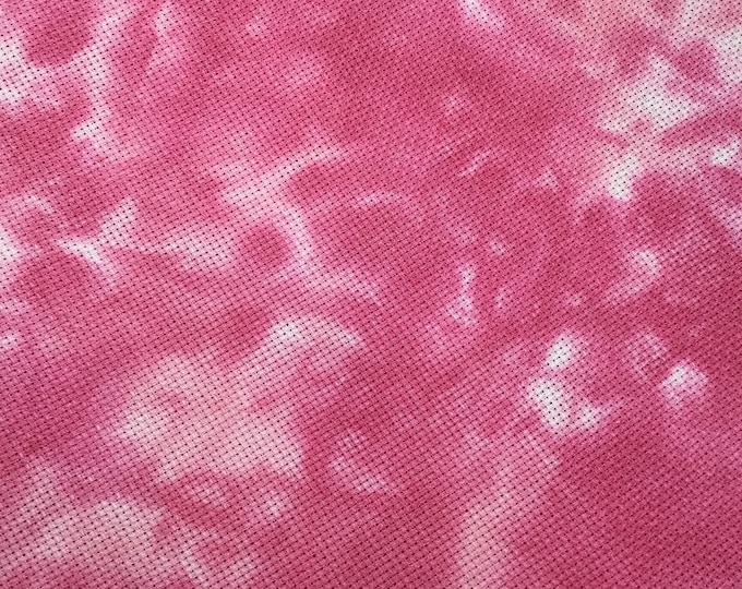 Candy Floss | Hand Dyed Aida | Made To Order