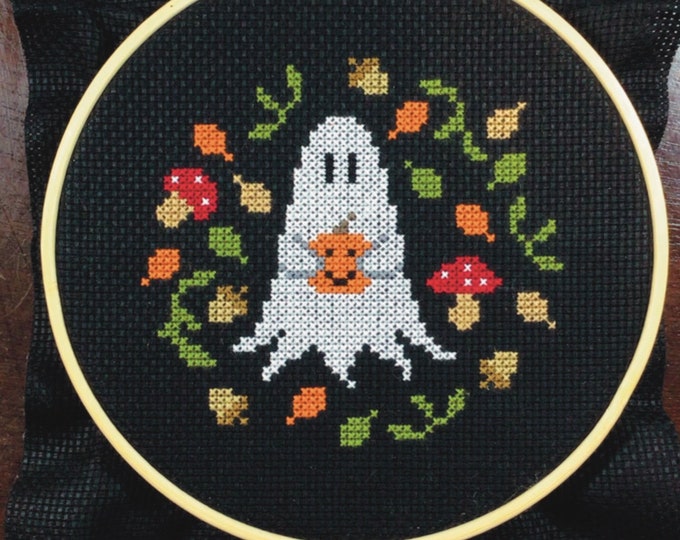 Clarence the Ghost | Cross Stitch Pattern | PDF Download