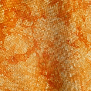 Pumpkin Guts | Hand Dyed Aida