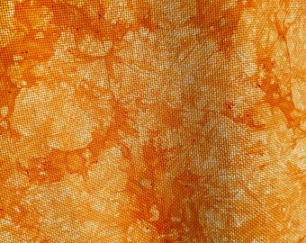 Pumpkin Guts | Hand Dyed Aida, Linen & Evenweave