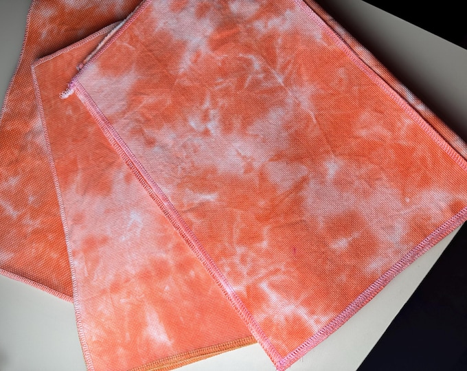 Peachy Keen | Hand Dyed Aida