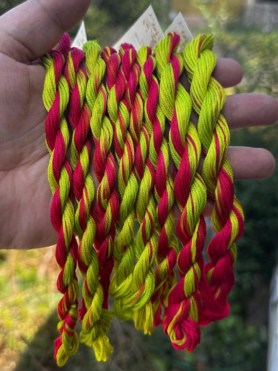 Bitter Ginger | 6 Strand DMC Cotton Floss | Hand Dyed Floss