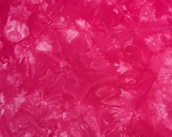 Hibiscus| Hand Dyed Aida | Made To Order
