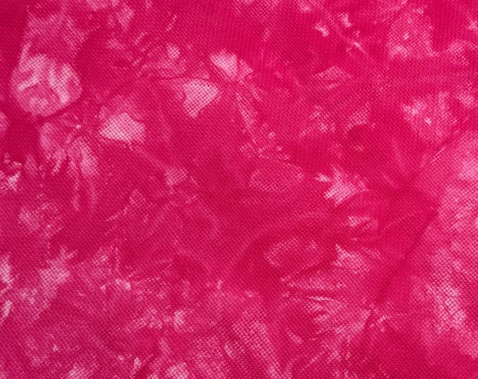 Hibiscus| Hand Dyed Aida | Made To Order