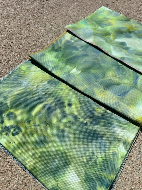 One of a Kind | Ice Dyed Aida Cloth | 14, 16 & 18 Count