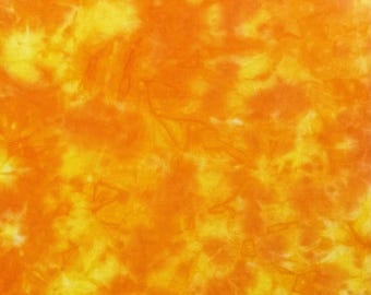 Tangerine Sky | Hand Dyed Aida | Made To Order