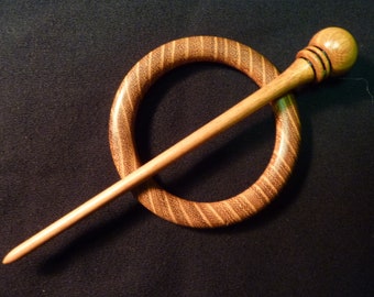 Shawl Pin in Black Locust #11