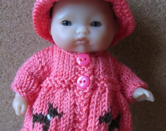 Hand-Knitted Clothes for Berenguer Baby Doll