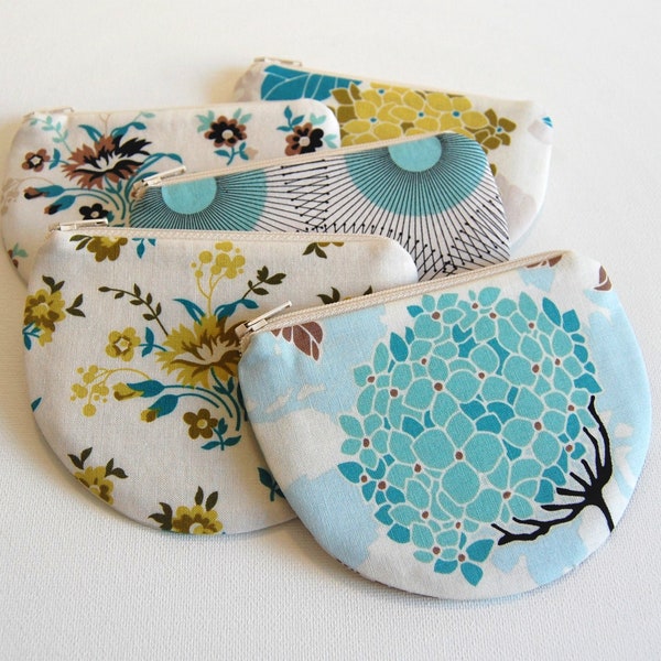 Coin Purse, Small Zipper Pouch, Change Pouch, Women and Teens, Birch Farm by Joel Dewberry