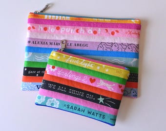 Quilted Everyday Zippered Bags, Selvedge Magic Edges by Ruby Star Society