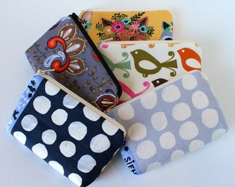 Coin Purse, Small Zipper Pouch, Change Pouch, Gift for Her, Women and Teens, Mini Wallet