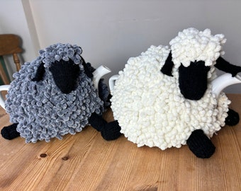 Hand Knitted Sheep Tea Cosies