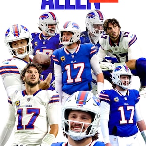 Josh Allen PNG, Football T-Shirt File, Ready to Print