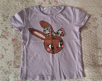 Blouse lapin fille 6-7 ans