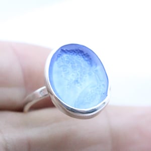Enamel Intaglio Septimius Severus Ring Jelwelry - intaglio Ring - Ancient Ring Jewelry - Silver Ring - Minimalist Ring Antique Gift For Her