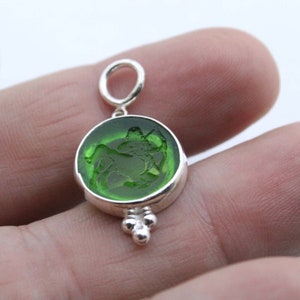 Naszyjnik z wisiorkiem Strzelec z emalii Intaglio Biżuteria - Wisiorek ze znakiem zodiaku - Srebrny wisiorek - Znak zodiaku - Prezent dla niej - Dzień Matki
