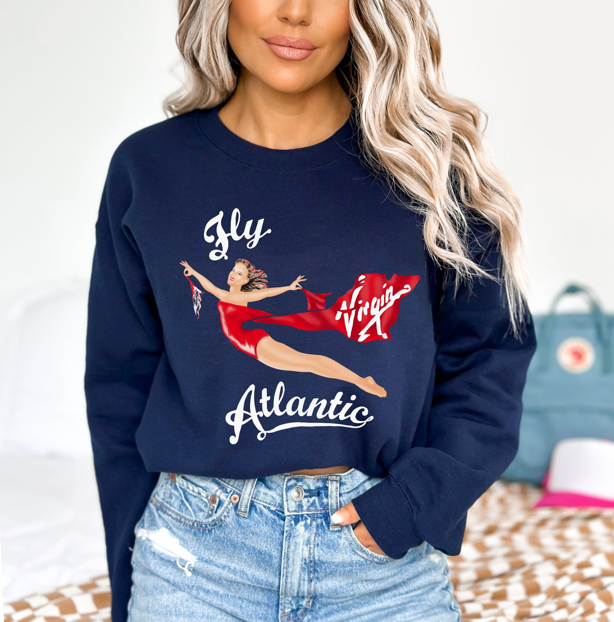 90s Print Sweatshirt - Etsy