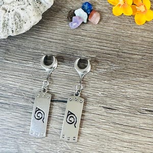 Naruto Leaf Earrings Etsy UK
