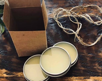 Gift set of 3 Salves/Balms .... FREE SHIPPING .... natural skin care ....