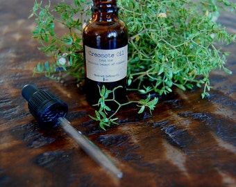 Olio di creosoto Olio di Chaparral Greasewood Olio del deserto infuso organico 1 oncia Fiala di vetro ambra SPEDIZIONE GRATUITA