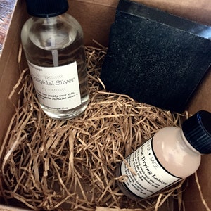 Acne-prone skin care set teen skin care all natural acne solution gift set activated charcoal soap. Acne drying lotion FREE SHIPPING