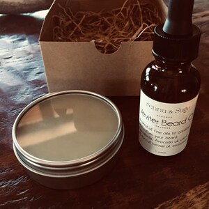 Men&#39;s Vetiver Beard Oil and Balm Gift Set FREE SHIPPING