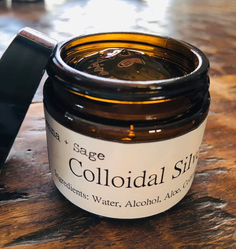 Colloidal Silver Gel. Natural Antibiotic Choose 2 or 4 Etsy