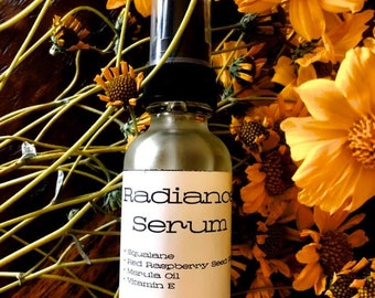 Radiance Serum lightweight moisture 1 ounce glass bottle antioxidant FREE SHIPPING