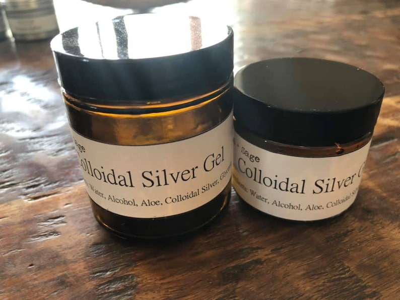Colloidal Silver Gel. Natural Antibiotic Choose 2 or 4 Etsy