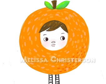 Little Orange Art Print