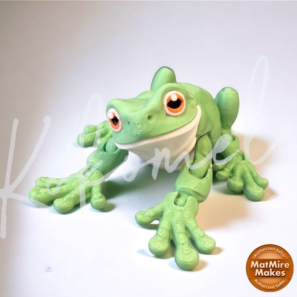 Tree Frog Magnetic Fidget Articulated Flexy Desk Friend