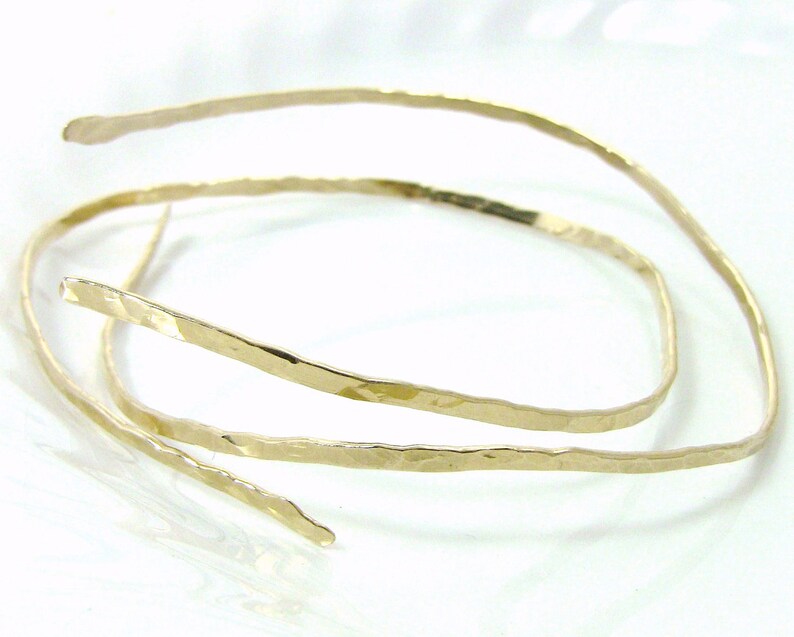 Hammered Gold Bangle Set Christian Nail Bracelet Gold Etsy