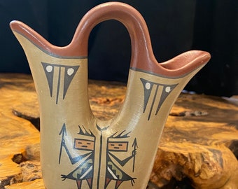 Wedding Vase by Margaret & Luther Gutierrez, Santa Clara Pueblo, Southwest Pottery