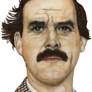 Ritratto di Basil Fawlty: John Cleese, Fawlty Towers Fine Art