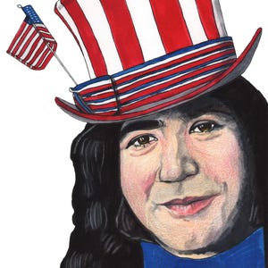 Jerry Garcia Oryginalny Rysunek Ołówkiem Portret Sztuka Piękna