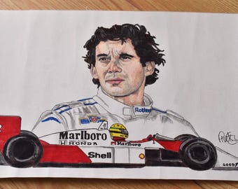 アイルトン・セナ - F1 壁紙 - Etsy 日本