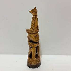 Ancestral Echo – Timor Tribal Bone Statue Carving