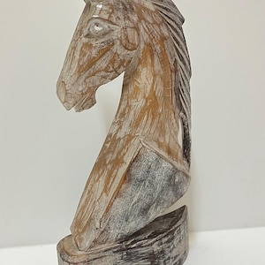 Balinese Hand-Carved Wooden Horse – Artisan Home Decor Sculpture (7.8 inches)