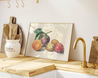 Natura morta con frutta | Arte murale | Poster | Stampa artistica