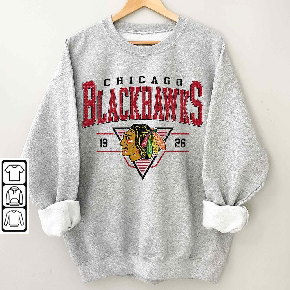 Blackhawks jersey sweatshirt 2025
