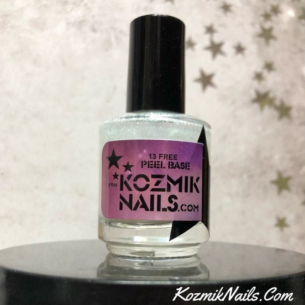 Peel Base Pop off layer liquid for easy removal of manis over builder gel / base nails / acrylic or natural nails by Kozmik Nails